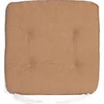 Prošívaný sedák ORBY b.48, béžový, čtverec 40x40cm