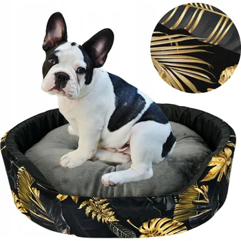 Pelíšek pro psa Šiška pro psy pelíšek černý 68 cm x 57 cm