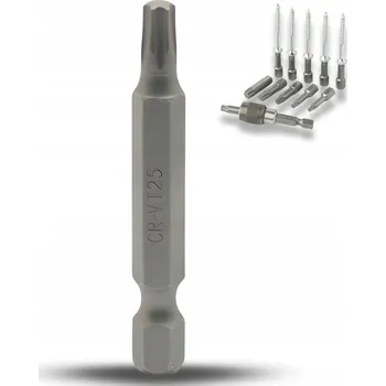 Bit TORX T25 bit 50 mm Odolný bit pro šrouby do vrtačky, 5 ks