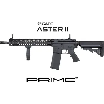 Airsoftová zbraň Specna Arms Daniel Defense MK18 SA-P26 Prime Aster II ETU brushless – Černá