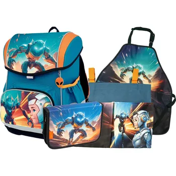 Školní batoh Školní set čtyřdílný Sci-fi