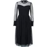 Šaty NU Denmark 7834-23 černé transparentní Velikost: 36