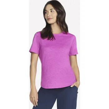 Tréninkové tričko s krátkým rukávem Skechers XS růžové