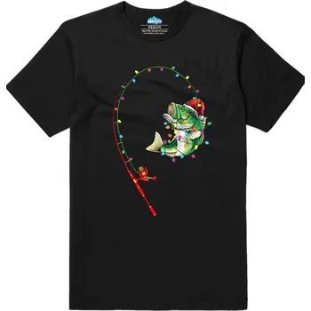 Pánské tričko Pánské tričko Sváteční Úlovek (Velikost: 5XL, Barva: Černá)