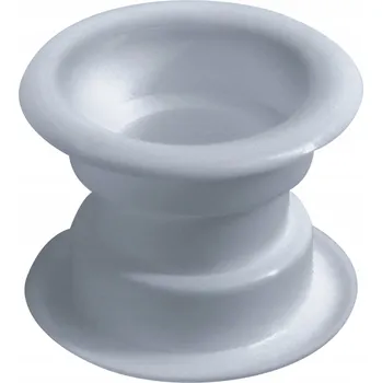 Vrták Ventilační průchodka TULEJKA DRŽÁKOVÁ do DVEŘÍ BÍLÁ PVC FI 40 GERDA