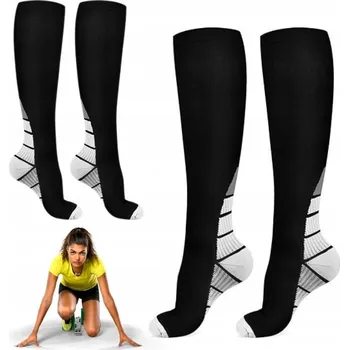 Dámské ponožky Kompresní podkolenky Bomevarica univerzální černé