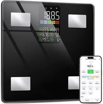 Osobní váha Elektronická Analytická Koupelnová Váha BMI 226 kg s Bluetooth a Aplikací