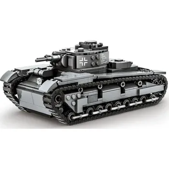 ostatní stavebnice Wange 4515 – NBFZ Heavy Tank, 673 dílků | Historická vojenská stavebnice