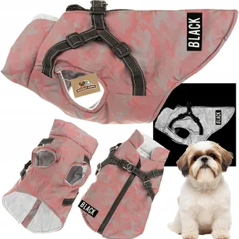 Obleček pro psa Bunda Wesoły Pupil růžová L