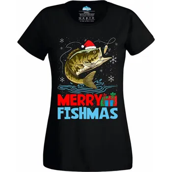 Dámské tričko Dámské tričko Santův Okoun na Háčku (Velikost: XXL, Barva: Černá)