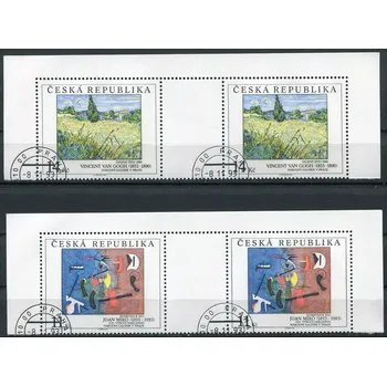 Poštovní známka (1993) Pof. 28 - 29 (S) - O - Česká republika - Umění (1993) horní okraj