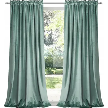 Obraz Pastelově zelená Zeleň Závěs Elegantní do každého interiéru 140x250T