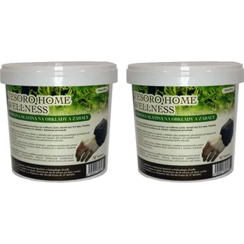 Masážní přípravek Tesoro Home Wellness Rašelina/slatina na obklady a zábaly 2x 800g (duopack)