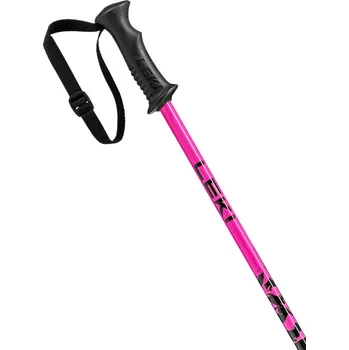 Sjezdové lyžování Leki Ride,r black-rhodamine red-white 85