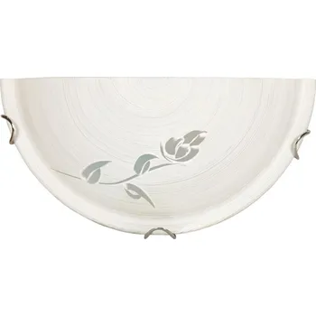 Stropní svítidlo Violka bílá skleněná moderní do obýváku a chodby Candellux 30 cm