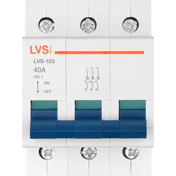 Jistič MODULÁRNÍ ODPOJOVAČ 3P 40A LVS LVS103-40