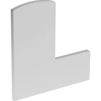 Stavební profil ZÁSLEPKA PRO HLINÍKOVÝ PROFIL F HLINÍK SATIN-ELOX