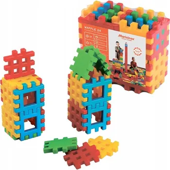 ostatní stavebnice Marioinex Stavebnice Stavebnice vafle 24 ks, velké vafle 10 cm