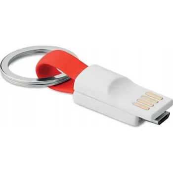 Přívěsek Na Klíče s kabelem a koncovkami micro USB/USB