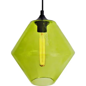 Moderní závěsné svítidlo Bremen zelené skleněné do obýváku kuchyně jídelny nad stůl