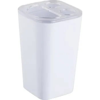 Kelímek na kartáčky Bisk Simple bílý