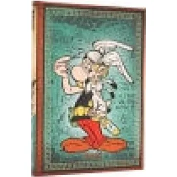 Cizojazyčná kniha 2026 Asterix the Gaul (The Adventures of Asterix) Midi 12-month Vertical Hardcover Flexi Dayplanner 2026 (Elastic Band Closure) - Paperblanks