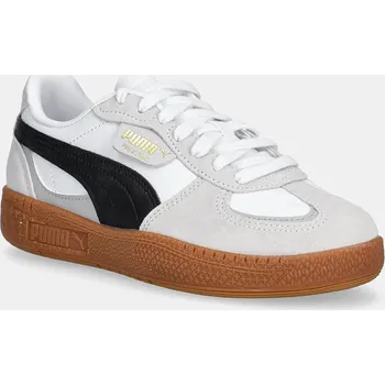 Chlapecké tenisky Dětské kožené tenisky Puma Palermo Moda Jr 398855 bílá 00X, EUR 37