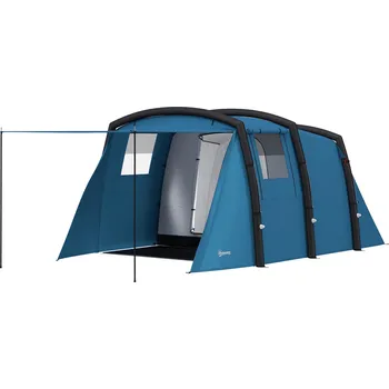 Stan Nafukovací kempinkový stan 3-6 osob | modrý