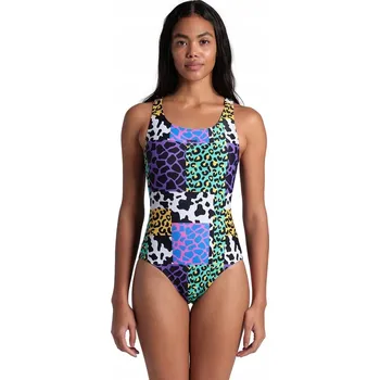 Dámské plavky Y8706 Jednodílné plavky Arena ANIMALIER SWIMSUIT O BACK 34