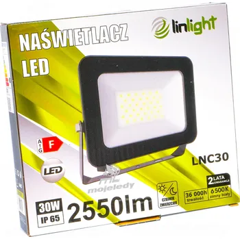 LED reflektor 30W se soumrakovým senzorem, studená bílá