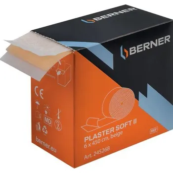 Náplast BERNER NÁPLAST SOFT II 6CMX450CM