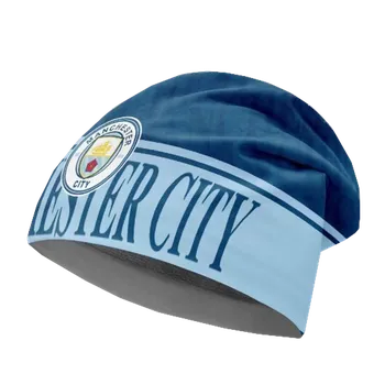 Čepice Numberoplus Dětská fotbalová pletená čepice - Manchester City