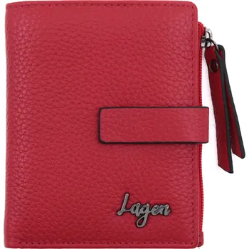 Peněženka Dámská kožená peněženka Lagen Yuva červená