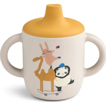 LIEWOOD Silikonový hrneček Neil Sippy Around the World 150 ml