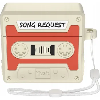 Příslušenství pro sluchátka POUZDRO NA SLUCHÁTKA PRO APPLE AIRPODS PRO 3 KAZETA RETRO