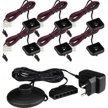 LED osvětlení Osvětlení výloh 1 W 12V DC 2 m, barva studená bílá