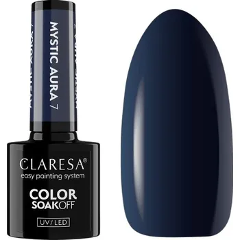 Lak na nehty Claresa Hybridní lak na nehty MYSTIC AURA 7 – hluboká tmavě modrá