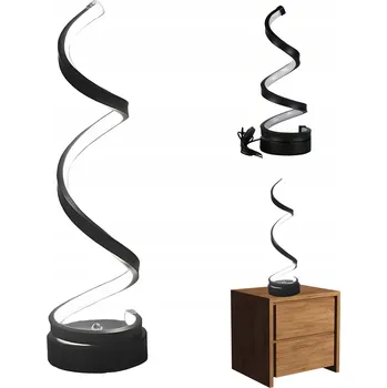 Lampička NOČNÍ LAMPA LED SPIRÁLOVÁ STMÍVACÍ JAS 3 STOLNÍ LAMPA