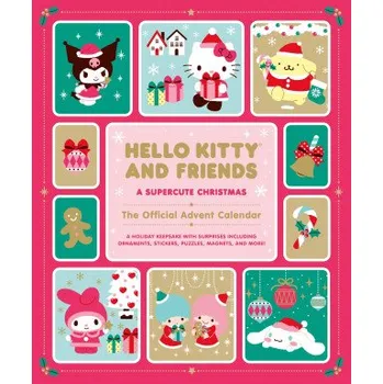 Kalendář Hello Kitty and Friends: A Supercute Christmas: The Official Advent Calendar (Kalendář)