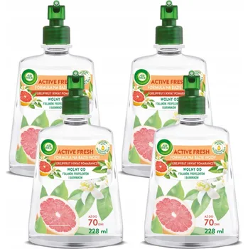 Osvěžovač vzduchu AIR WICK ACTIVE FRESH NÁPLNĚ DO OSVĚŽOVAČE VZDUCHU GRAPEFRUIT KVĚT POMERANČE 4X228ML