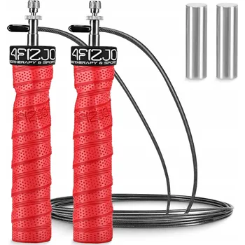 Švihadlo Švihadlo z plastu 4FIZJO 300 cm červené