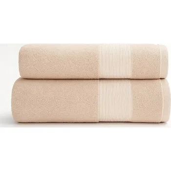 Ručník Ručník Portland bavlněný s bordurou 50x90 béžový