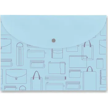 Spisovka s drukem FolderMate Vintage A4 - modrá