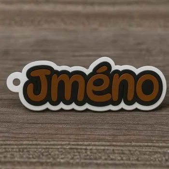 Přívěsek s vlastním jménem z 3D tiskárny | Svíčkománie3D | Barva: Hnědá pastelová