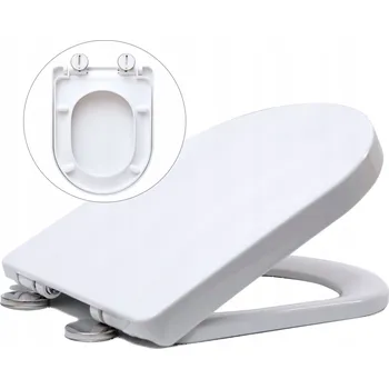 WC sedátko WC SEDÁTKO SAMOSKLÁPĚCÍ ODEPÍNACÍ UNIVERZÁLNÍ BÍLÉ TOALETNÍ