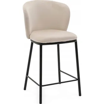 Barová židle Barová Židle New Home odstíny béžové 94 cm tkanina