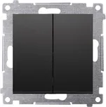 Spínač sériový, řazení 5, 10AX, 250V~, černá matná KONTAKT SIMON DW5.01/49