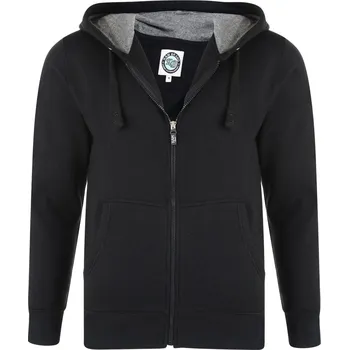 Pánská mikina KAM mikina pánská KBS 503H nadměrná velikost černá 5XL