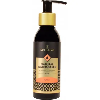 Lubrikační gel Sensuva - Lubrikant na vodní bázi s příchutí broskve 125 ml