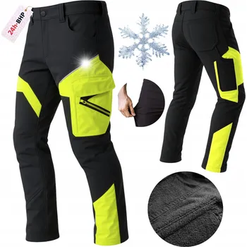 Pracovní obuv Dlouhé pracovní kalhoty -BOZP ZATEPLENÉ ZIMNÍ pracovní kalhoty Teplé NOR-CWSBK vel. XL